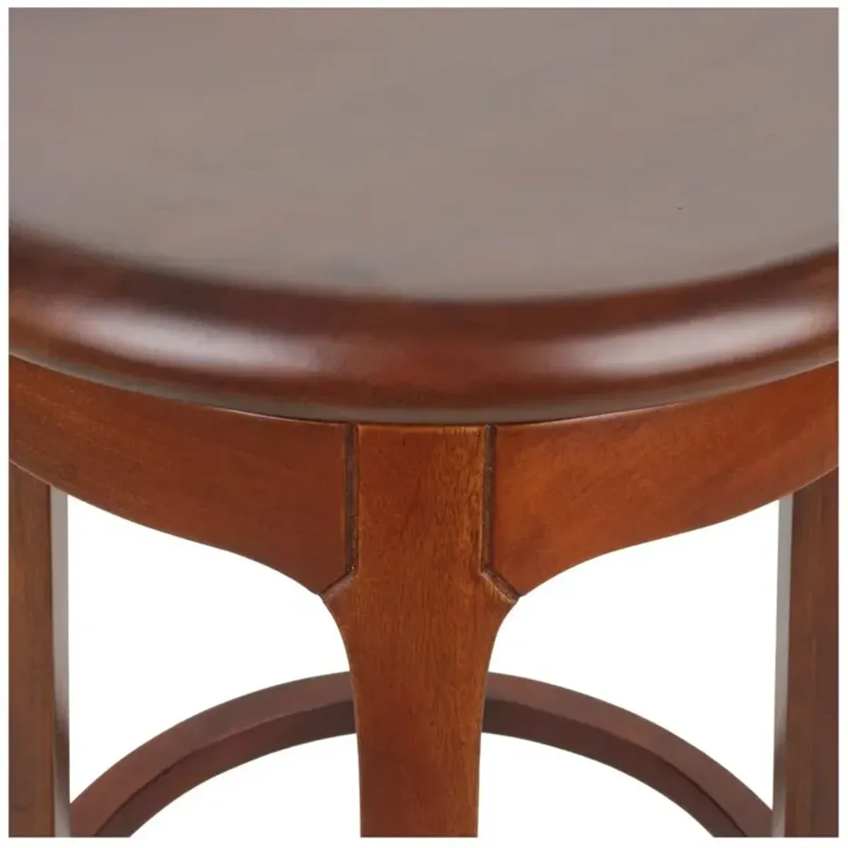 Foxy Mahogany Swivel Counter Stool