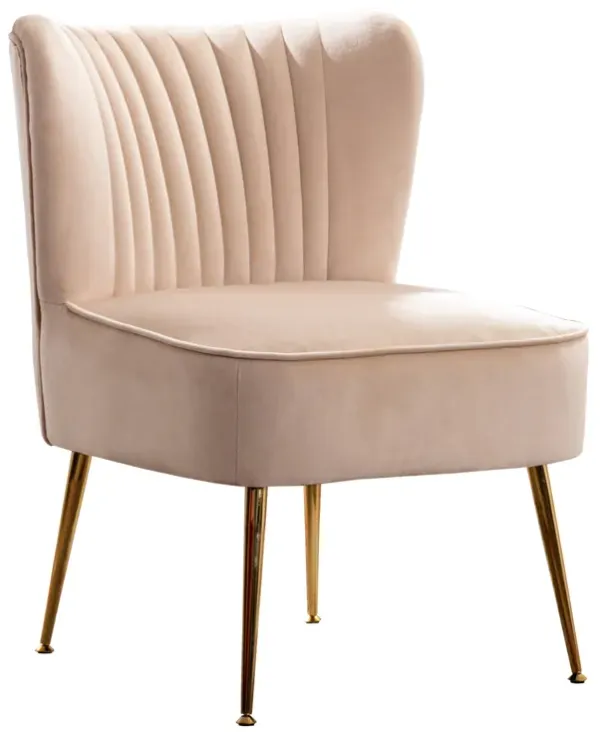 WestinTrends 22" Wide Tufted Velvet Accent Chair