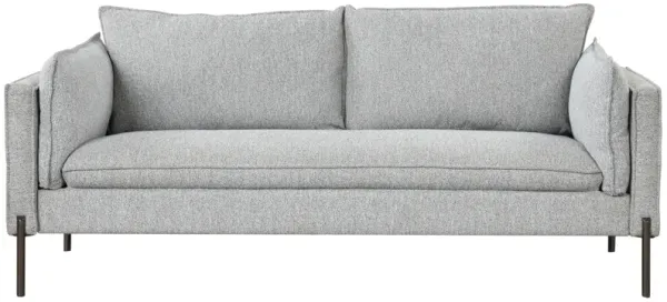 76.2" Modern Style 3 Seat Sofa Linen Fabric Upholstered Couch Furniture 3-Seats Couch
