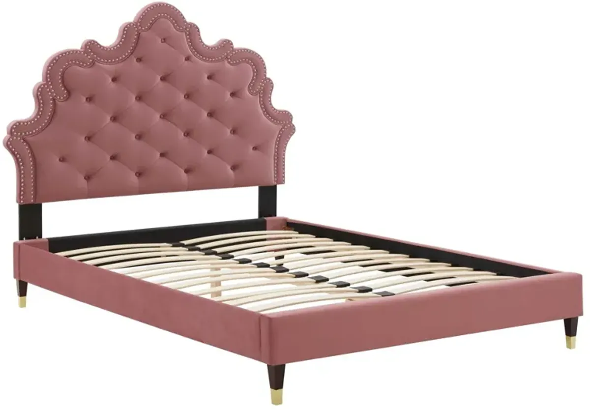 Modway - Gwyneth Tufted Performance Velvet Full Platform Bed