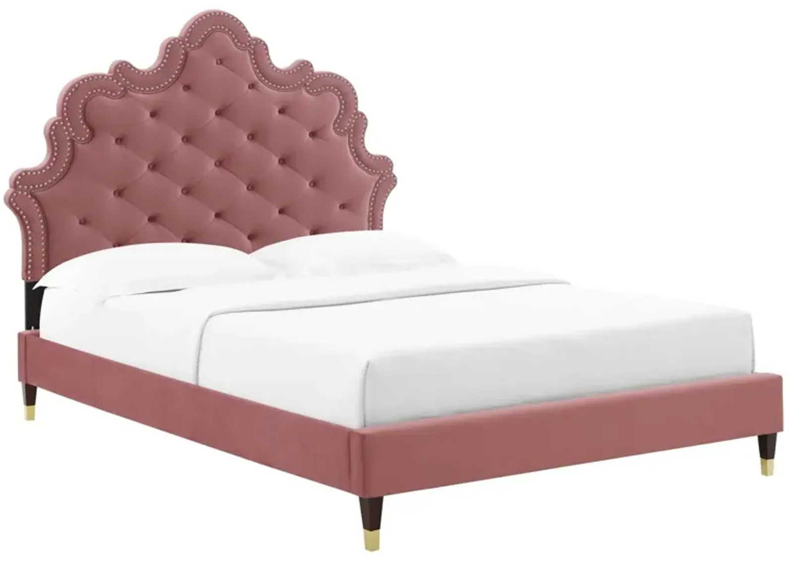 Modway - Gwyneth Tufted Performance Velvet Full Platform Bed