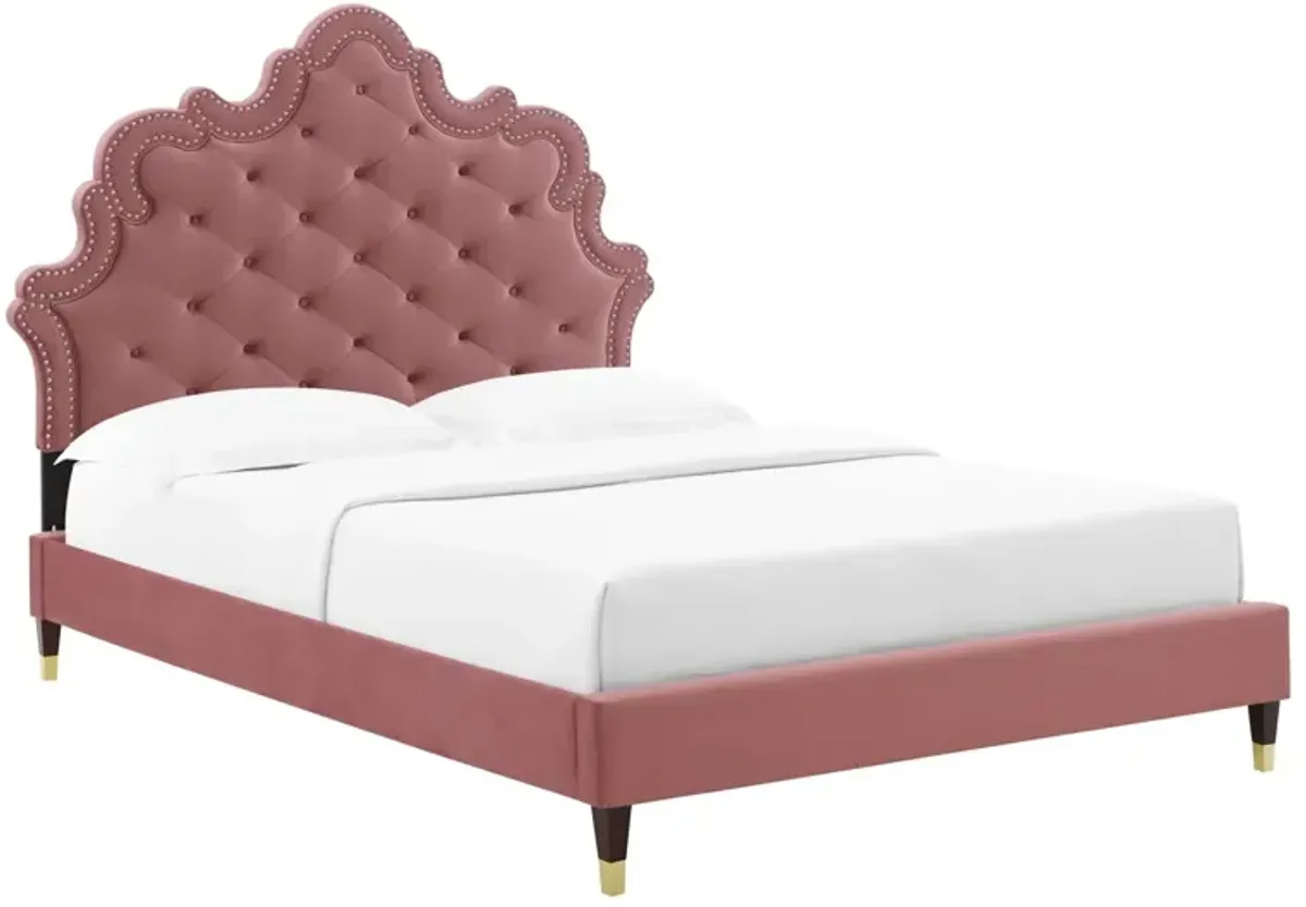 Modway - Gwyneth Tufted Performance Velvet Full Platform Bed