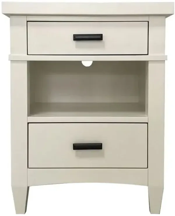 Parker House Furniture Parker House Americana Modern Bedroom 2 Drawer Nightstand