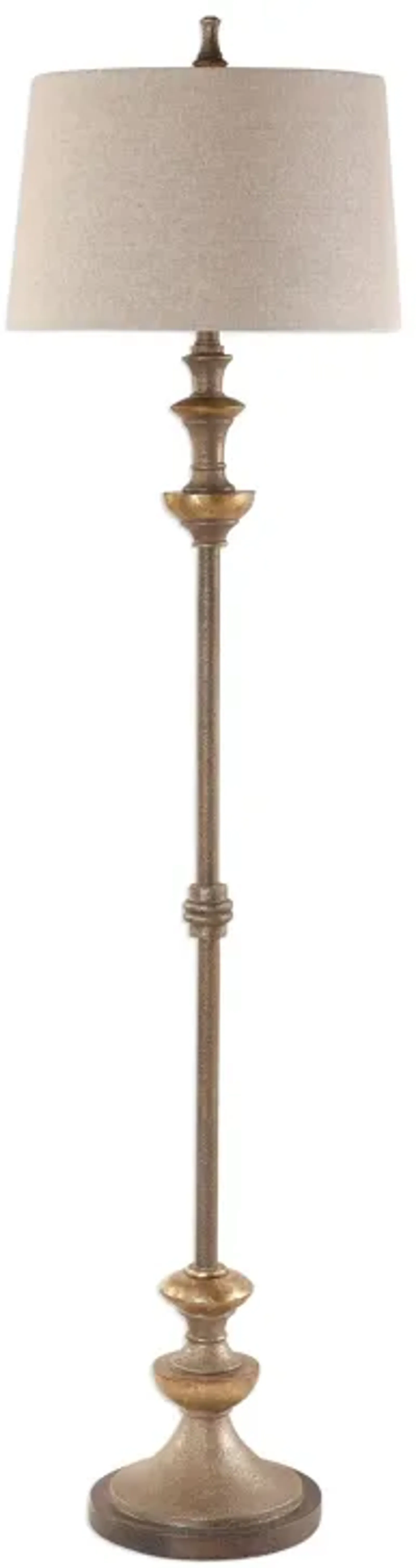 Uttermost Vetralla Silver Bronze Floor Lamp