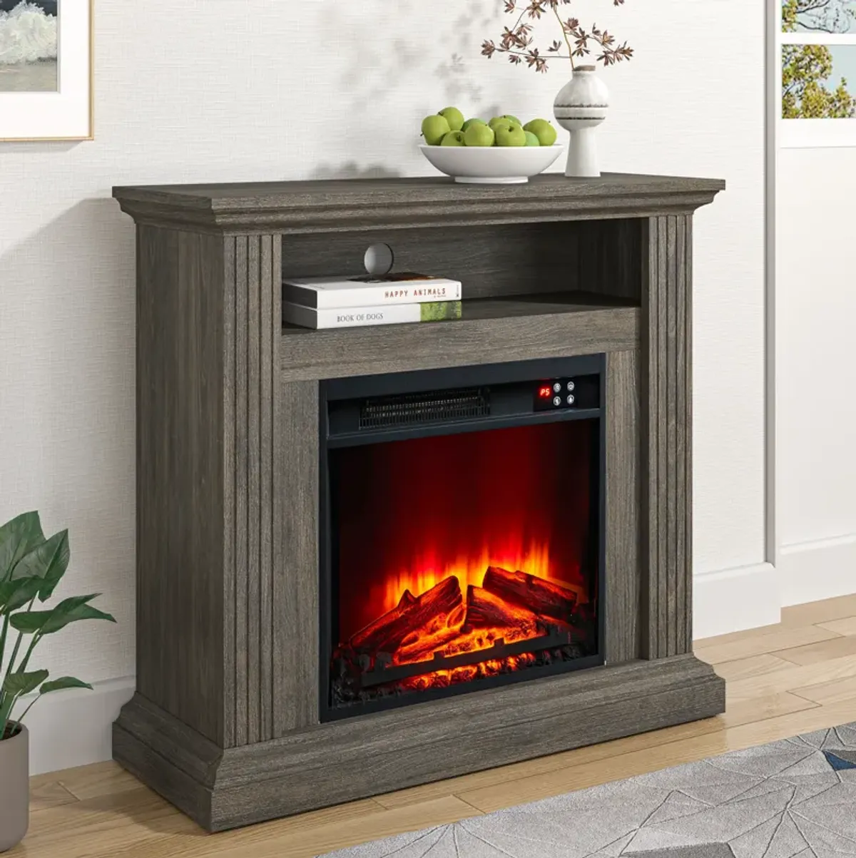 FESTIVO Cozy 32" Freestanding Electric Fireplace