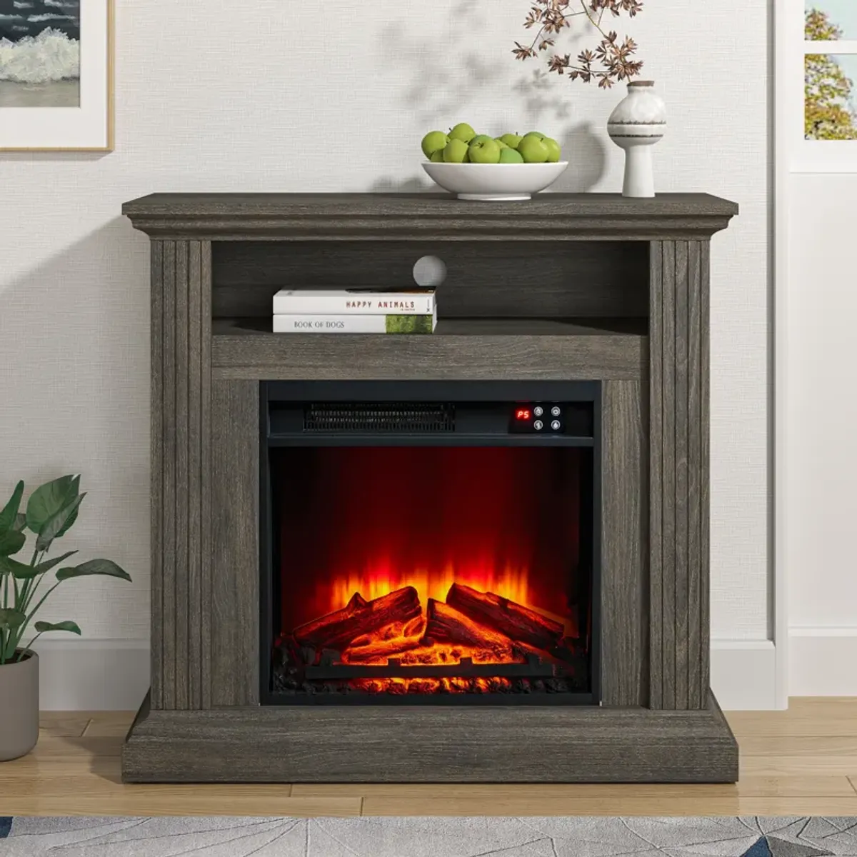 FESTIVO Cozy 32" Freestanding Electric Fireplace