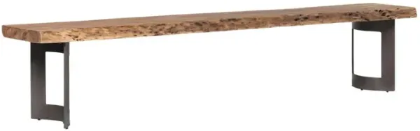 Moe's Home Collection Bent Bench Small Smoked