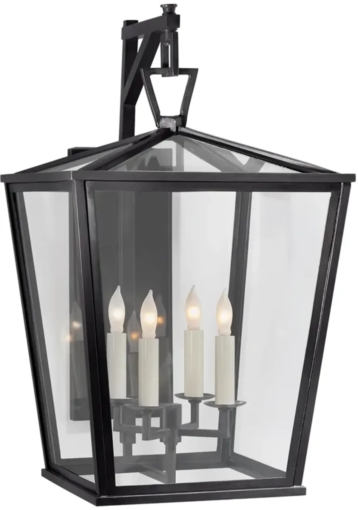 Darlana Medium Bracket Lantern in Bronze