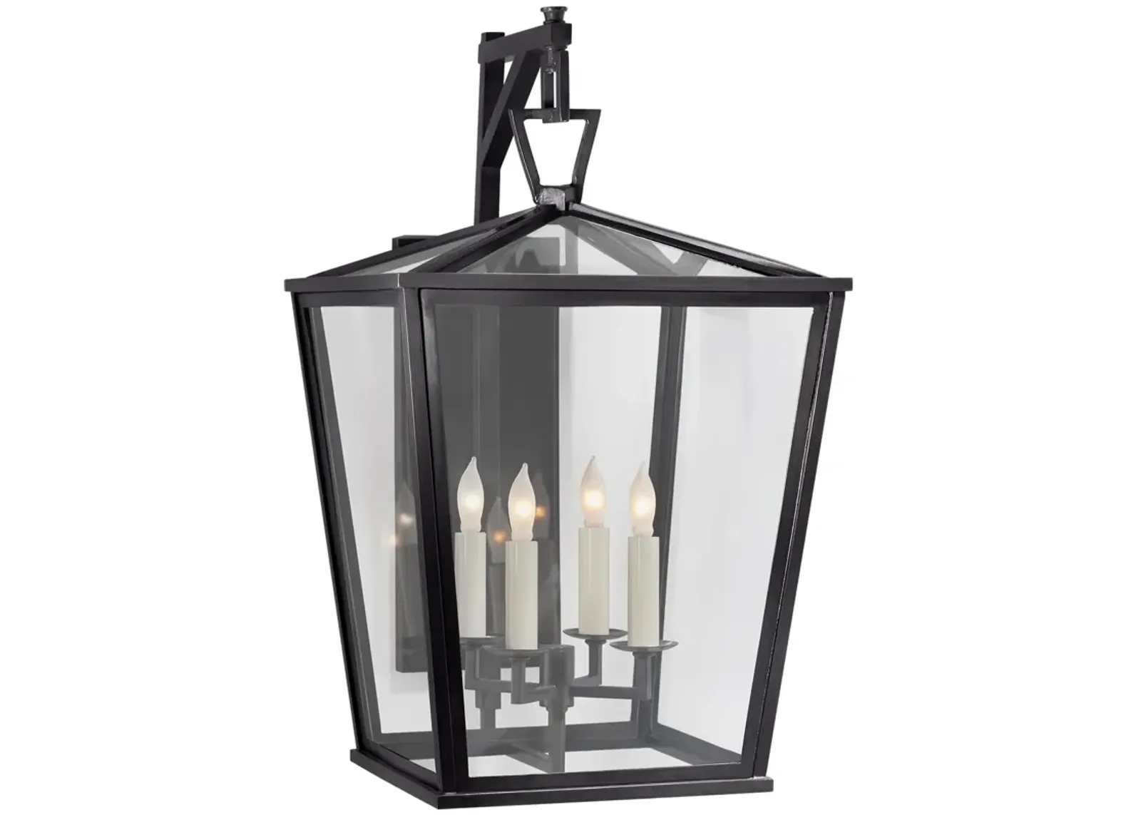 Darlana Medium Bracket Lantern in Bronze