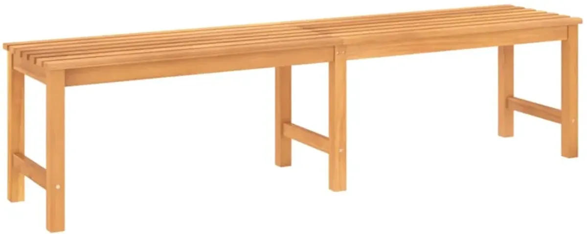 vidaXL Patio Bench 70.9" Solid Teak Wood