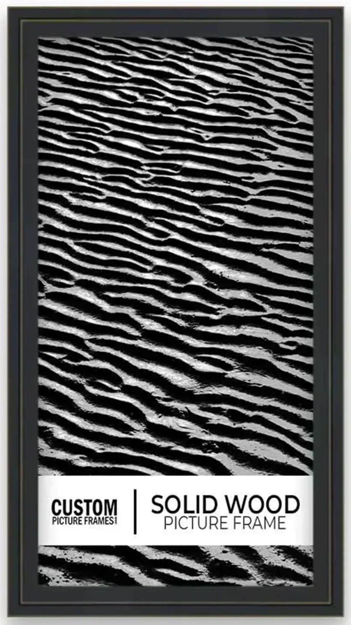 Black with Gold Panoramic Picture Frame