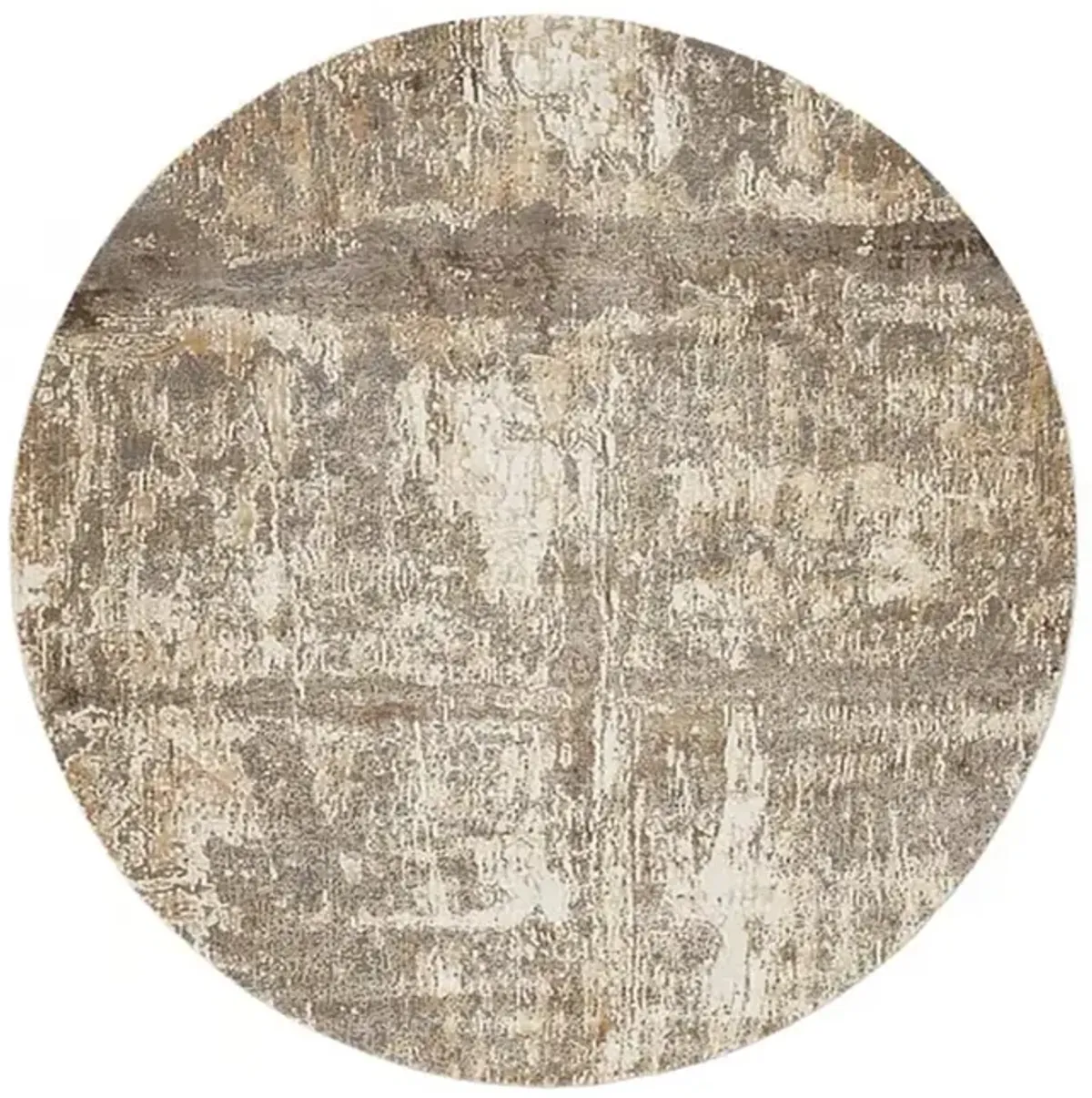 Parker 3701F Tan 7'9" Round Rug