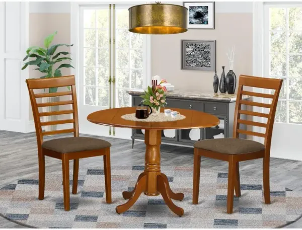 3 Pc Kitchen Table set-small Kitchen Table and 2 Dining Chairs