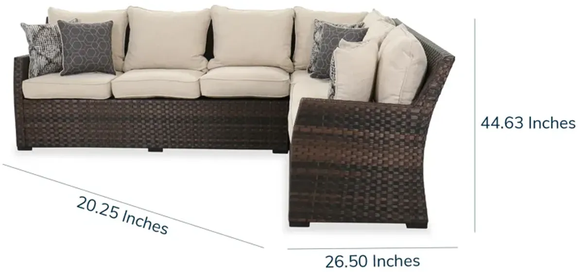 Easy Isle 2-Piece Sectional and Lounge Chair