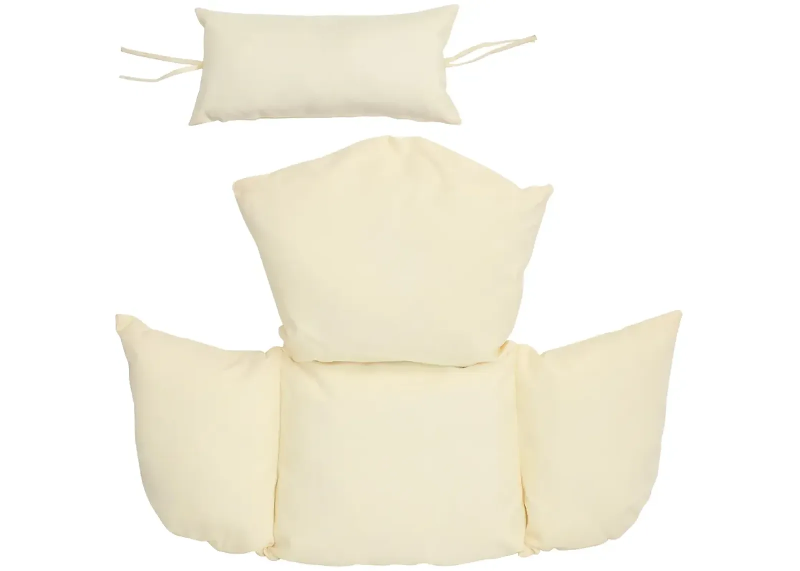 Sunnydaze Penelope and Oliver Egg Chair Replacement Cushions