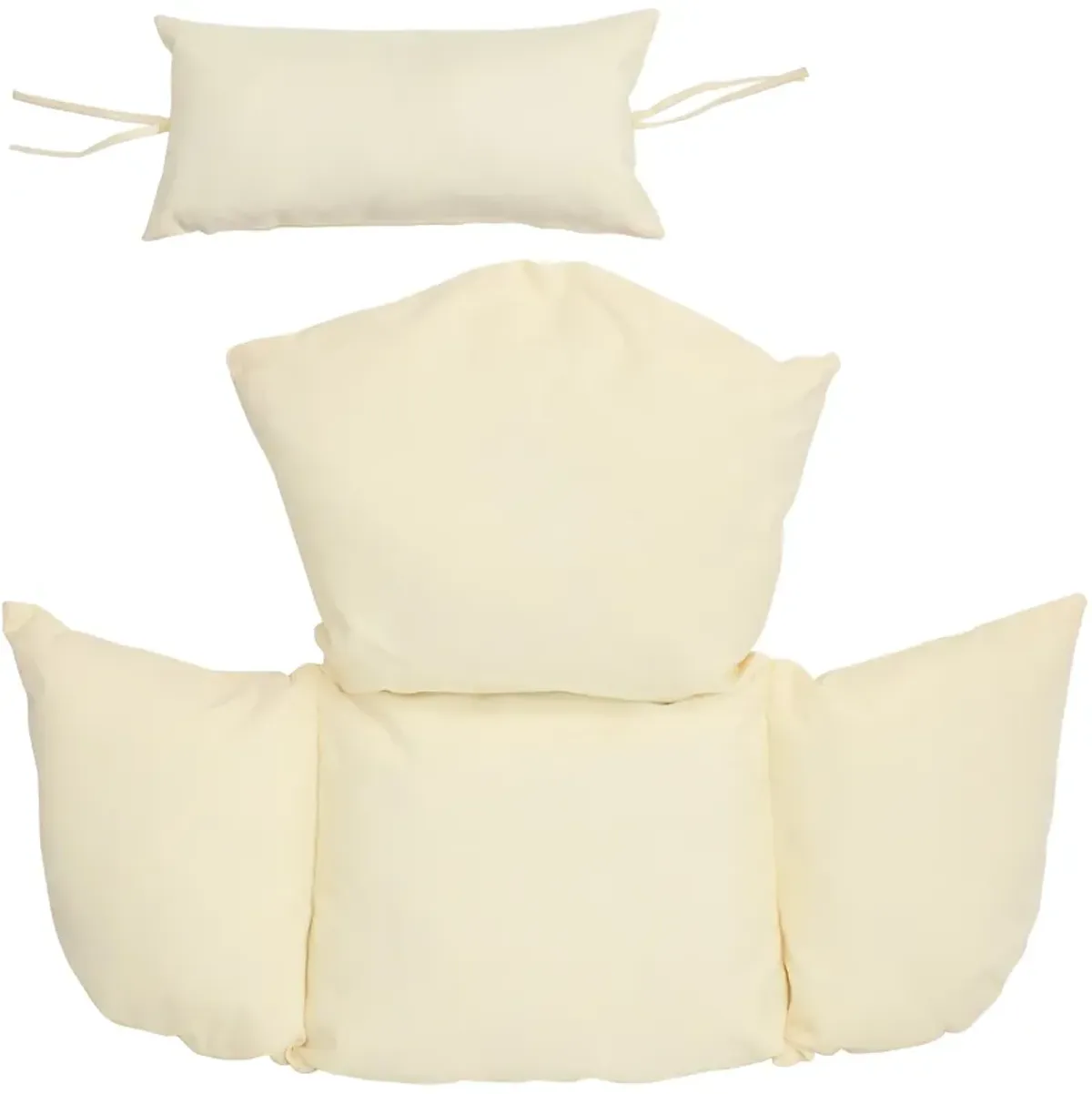 Sunnydaze Penelope and Oliver Egg Chair Replacement Cushions