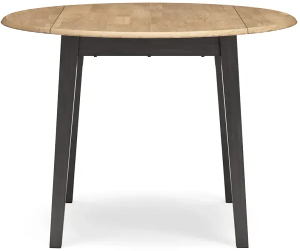 Gesthaven Dropleaf Round Table & 2 Chairs