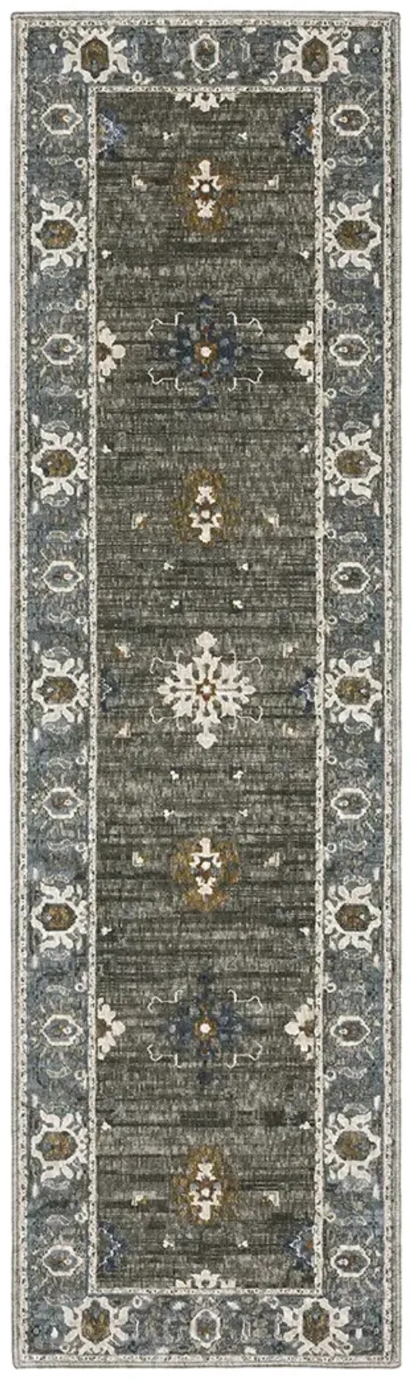 Ellington 2'3" x 7'6" Grey Rug