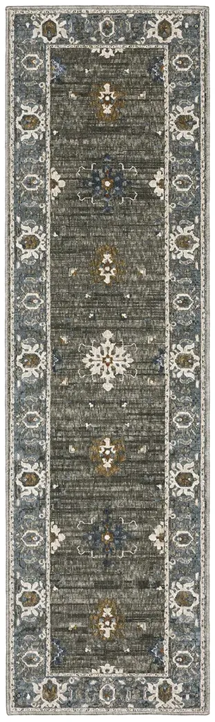 Ellington 2'3" x 7'6" Grey Rug