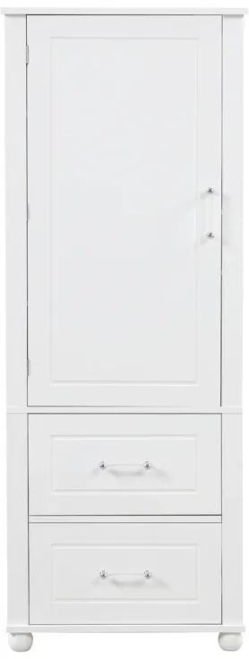 Merax  Freestanding  Bathroom Storage Cabinet  with Adjustable Shelf