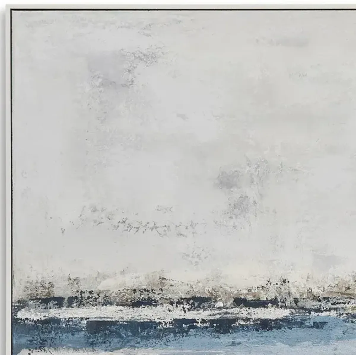 Soft Waves Framed Canvas
