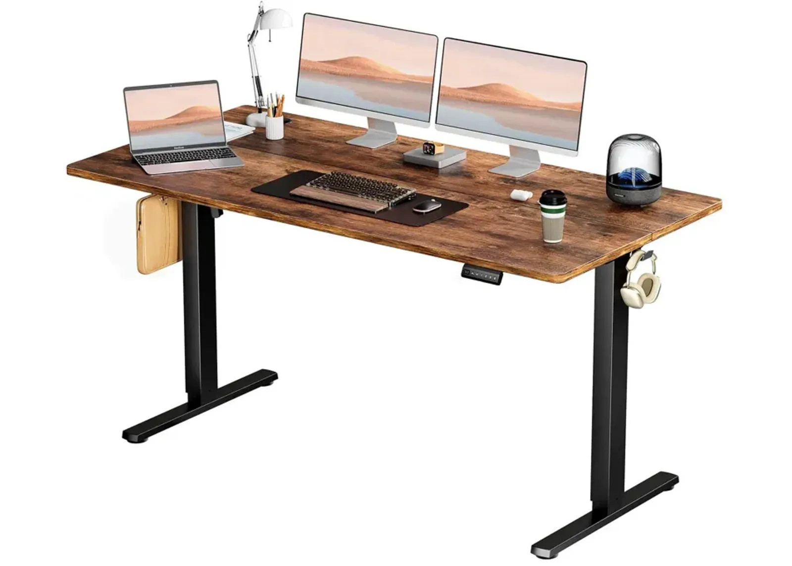 Electric Lift Desk | Smooth Operation | Weight Capacity 1766lb | Memory Height Points | Noise Level <50 dB