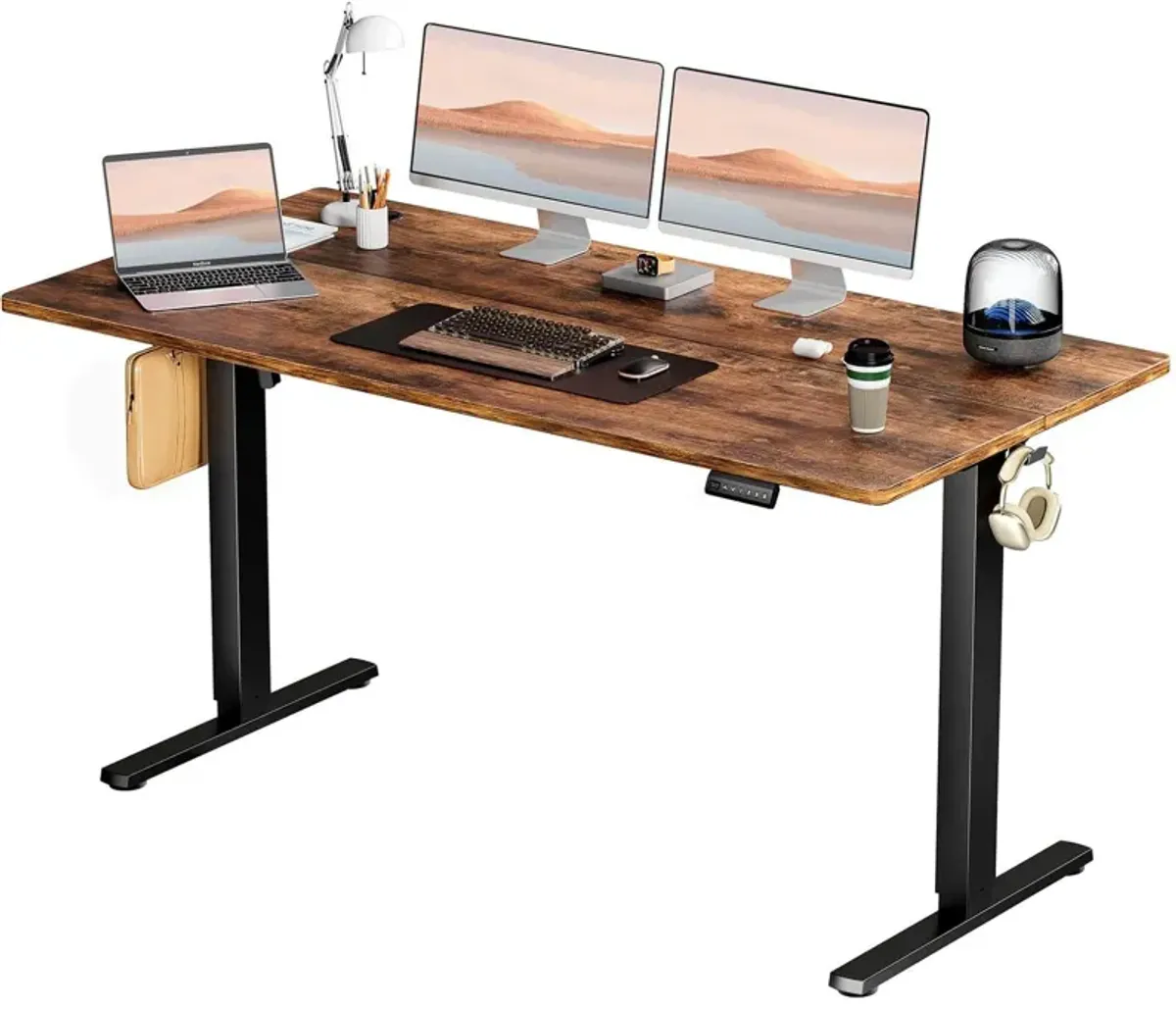 Electric Lift Desk | Smooth Operation | Weight Capacity 1766lb | Memory Height Points | Noise Level <50 dB