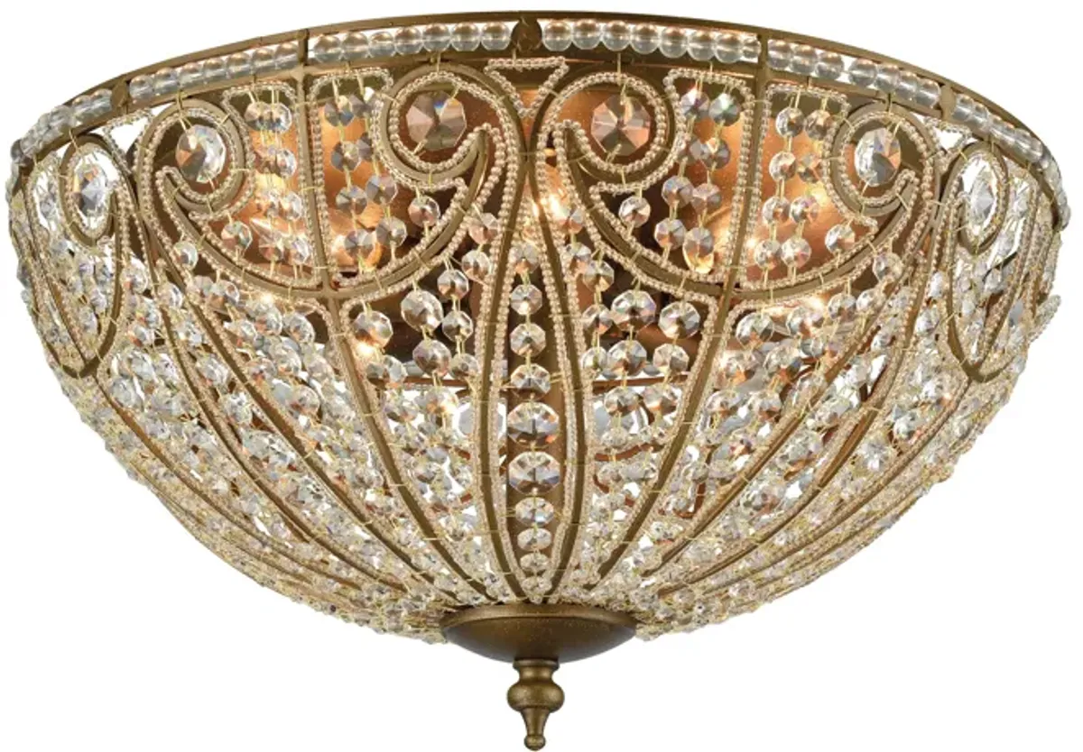 Elizabethan 22'' Wide 8-Light Flush Mount