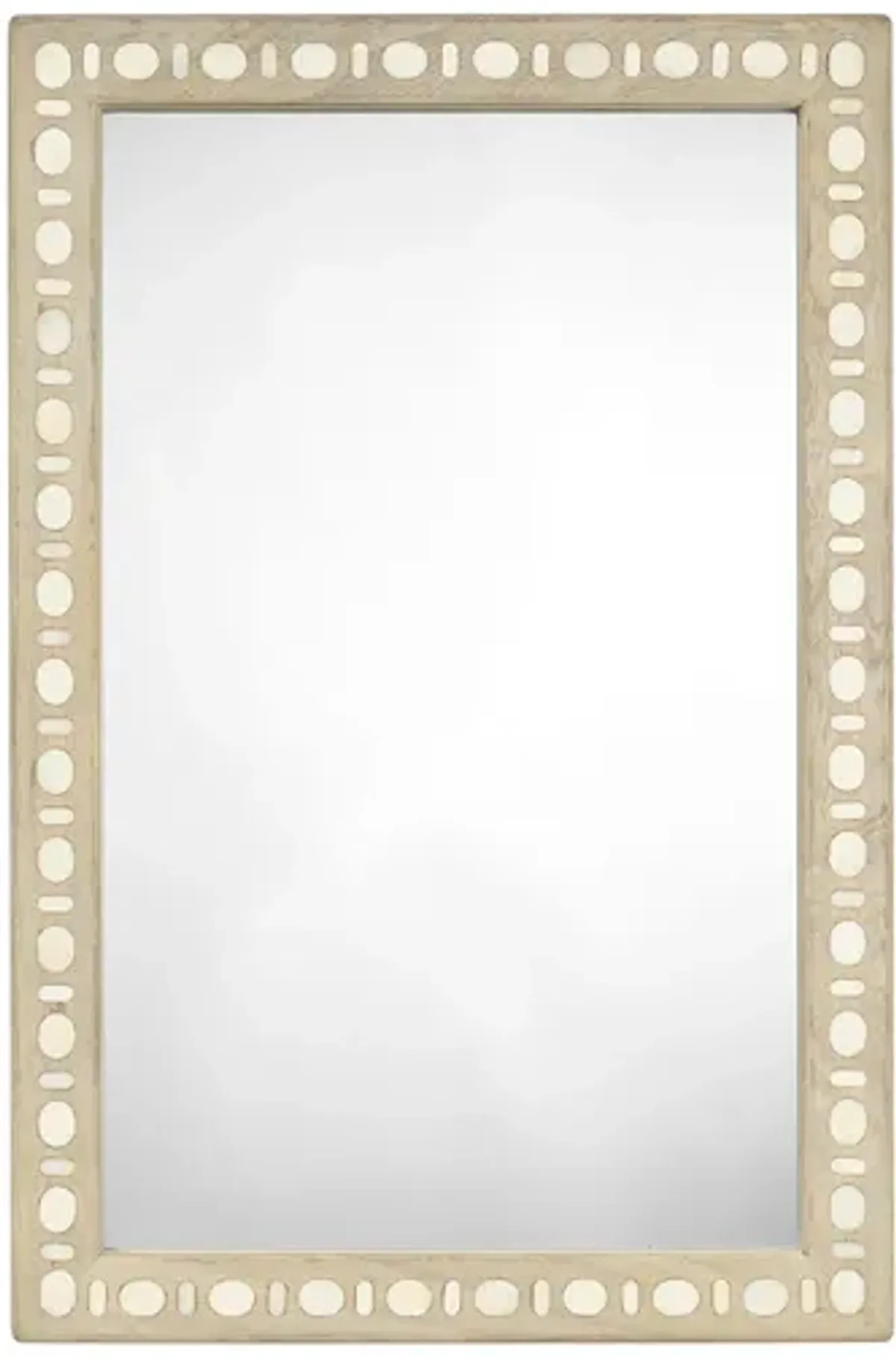 Sama Wood & Bone Inlay Mirror