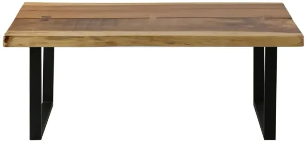 vidaXL Coffee Table Solid Suar Wood 40.2"x22"x16.1"