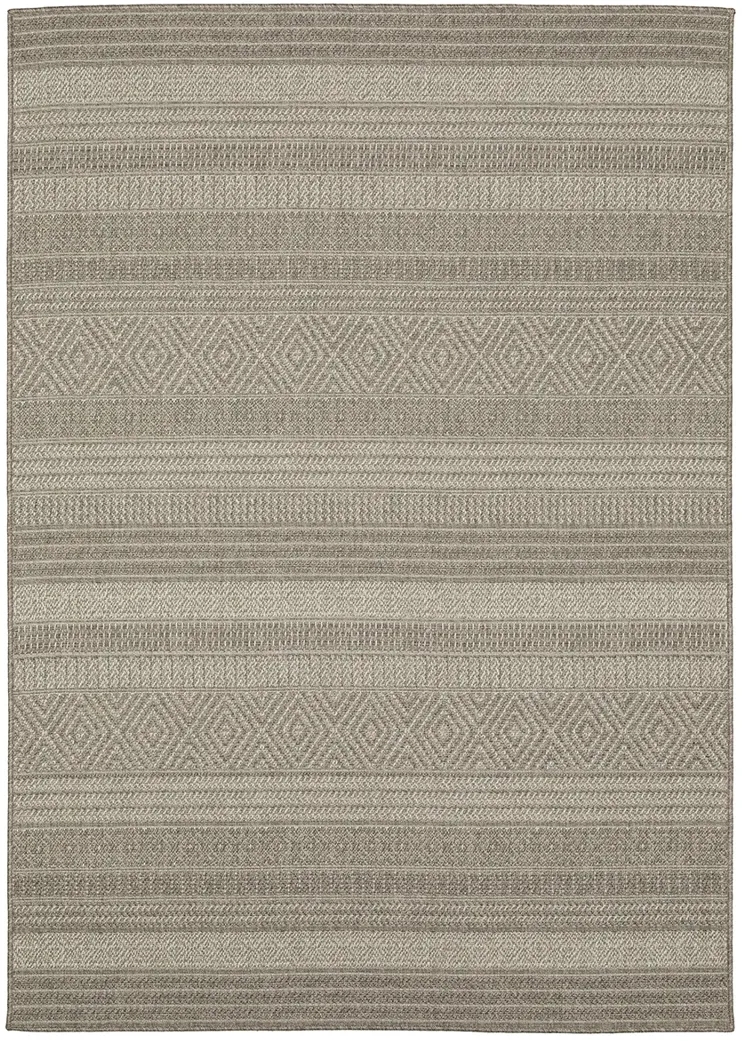 Caicos 5'3" x 7'3" Grey Rug