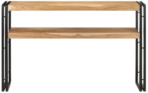 vidaXL Console Table 47.2"x11.8"x29.5" Solid Acacia Wood