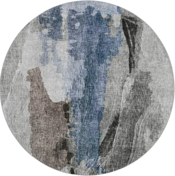 Boca BO6 Pewter 8' Round Rug