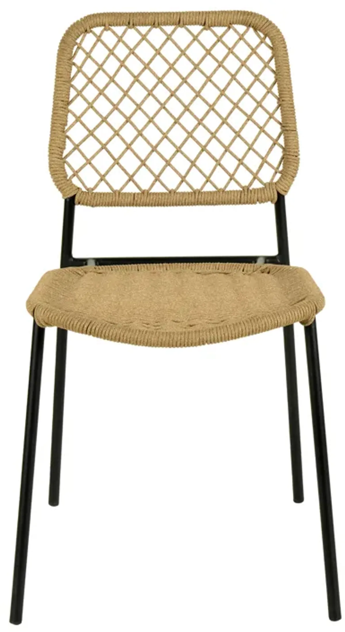 Lucy Natural Dyed Cord Outdoor Dining Chair