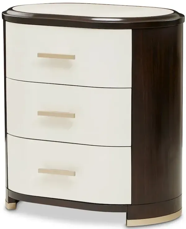 Michael Amini Paris Chic Nightstand - Espresso