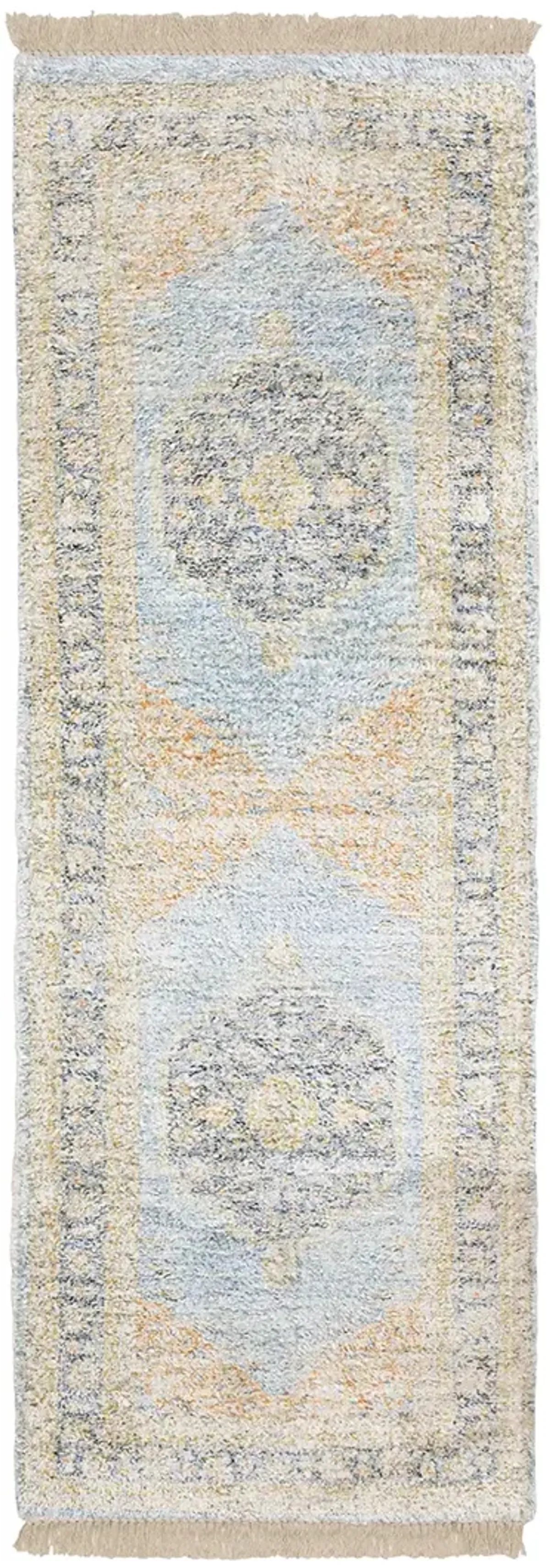 Malabar 2'6" x 8' Blue Rug