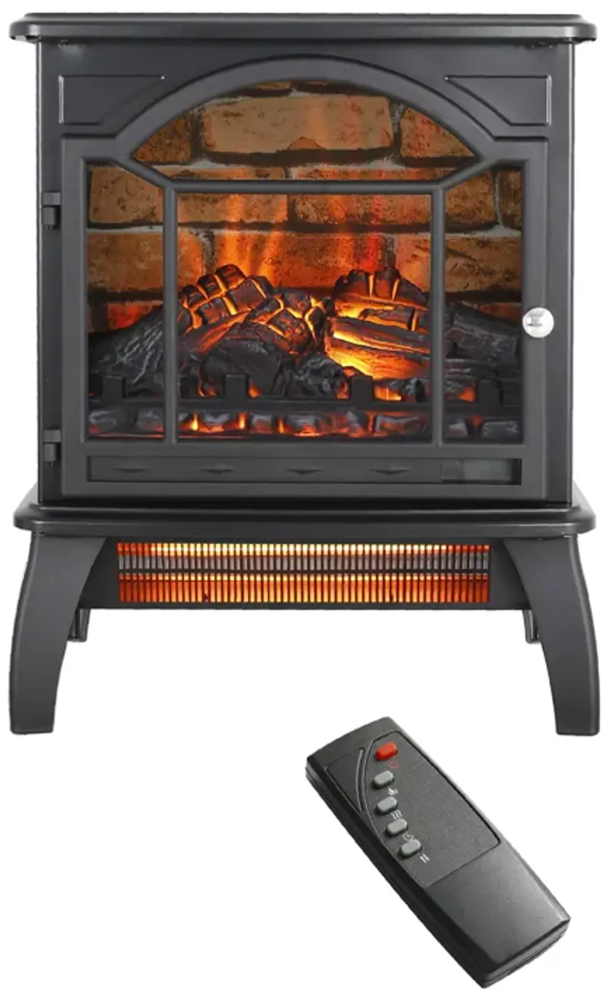 Streamdale 18 Inch 3D Infrared Electric Stove With Remote Control
