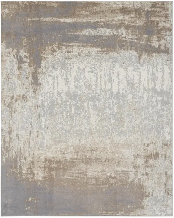 Elation ETN07 Gray/Ivory 9' x 12' Rug