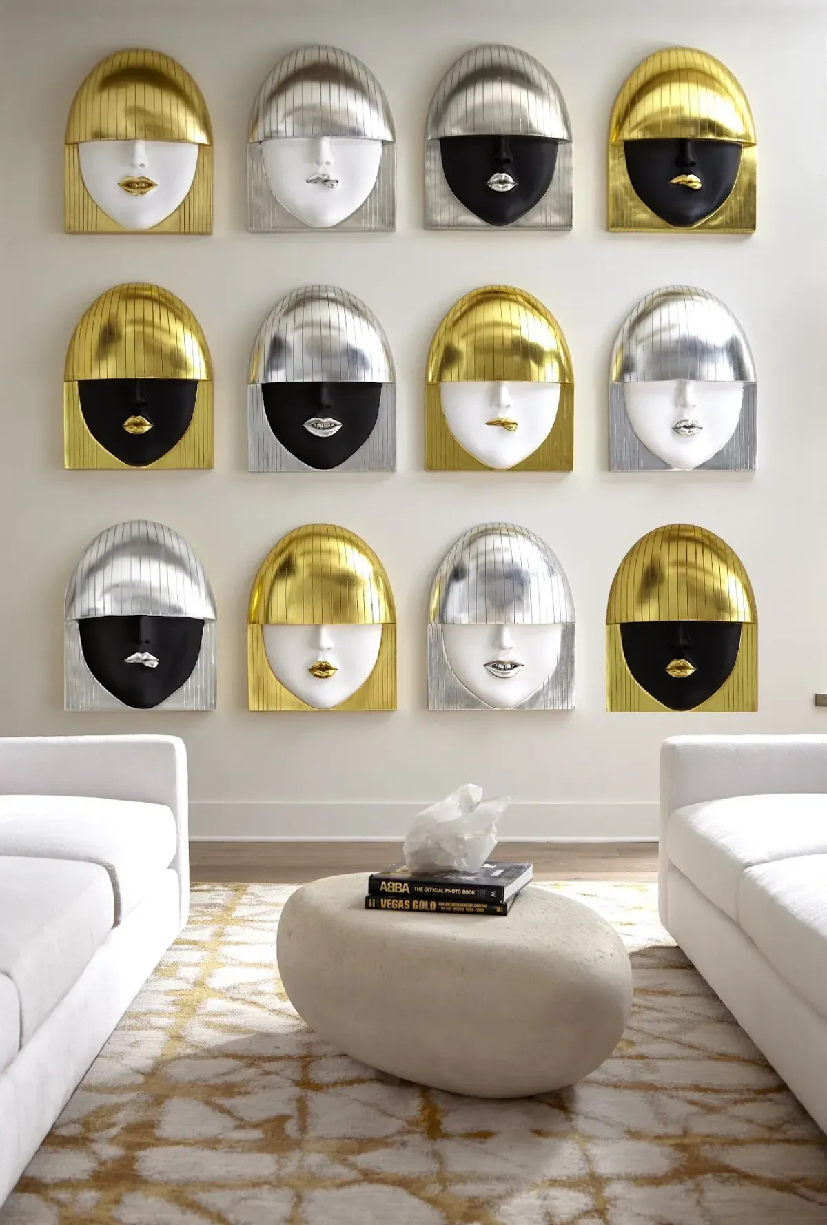 Fashion Faces Large Wall Art Smile