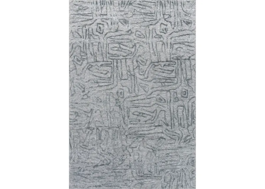 Juneau JY06 Light Blue/Light Blue 7'9" x 9'9" Rug