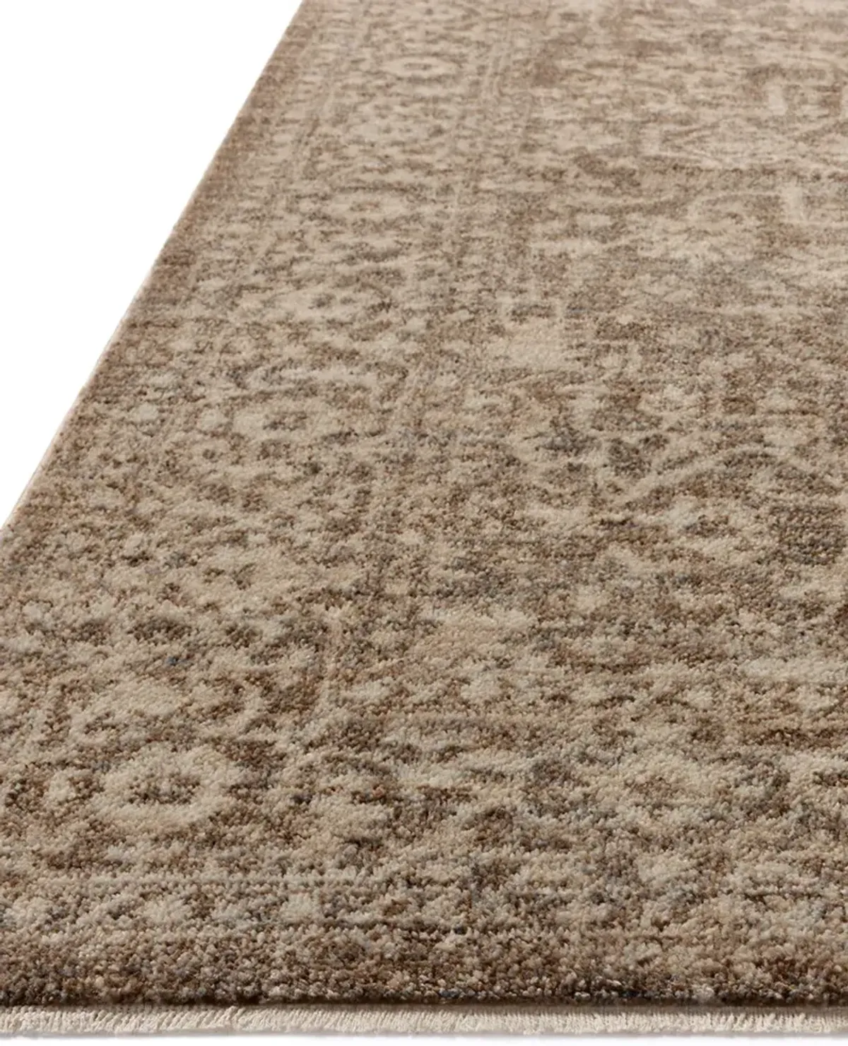 Newman Dark Taupe/Natural 7'10"x7'10" Round Rug