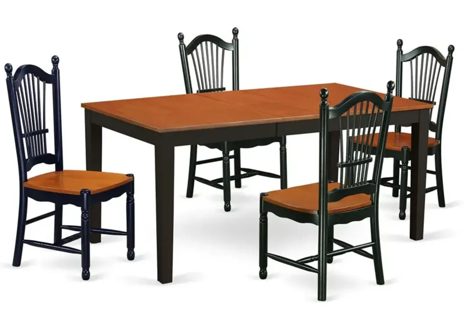 Dining Room Set Black & Cherry