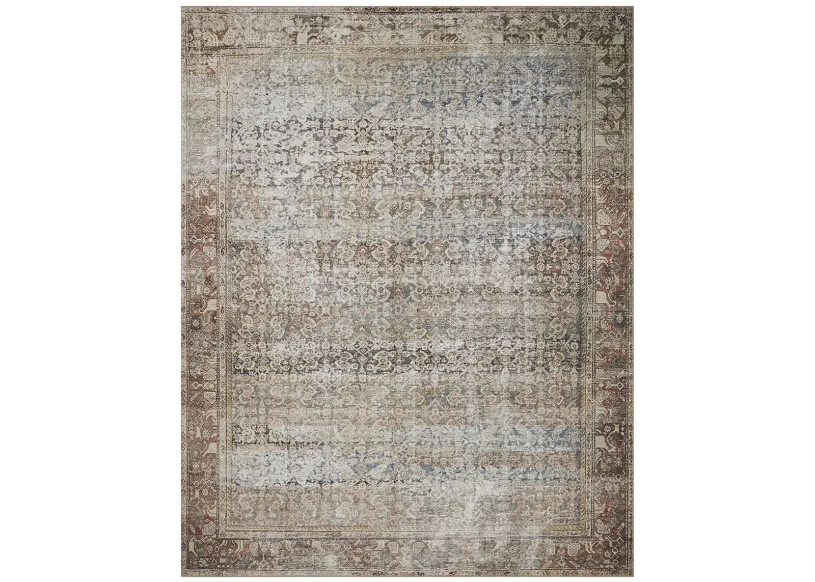 Georgie GER-09 Multi / Spice 3''9" x 5''6" Rug by Amber Lewis