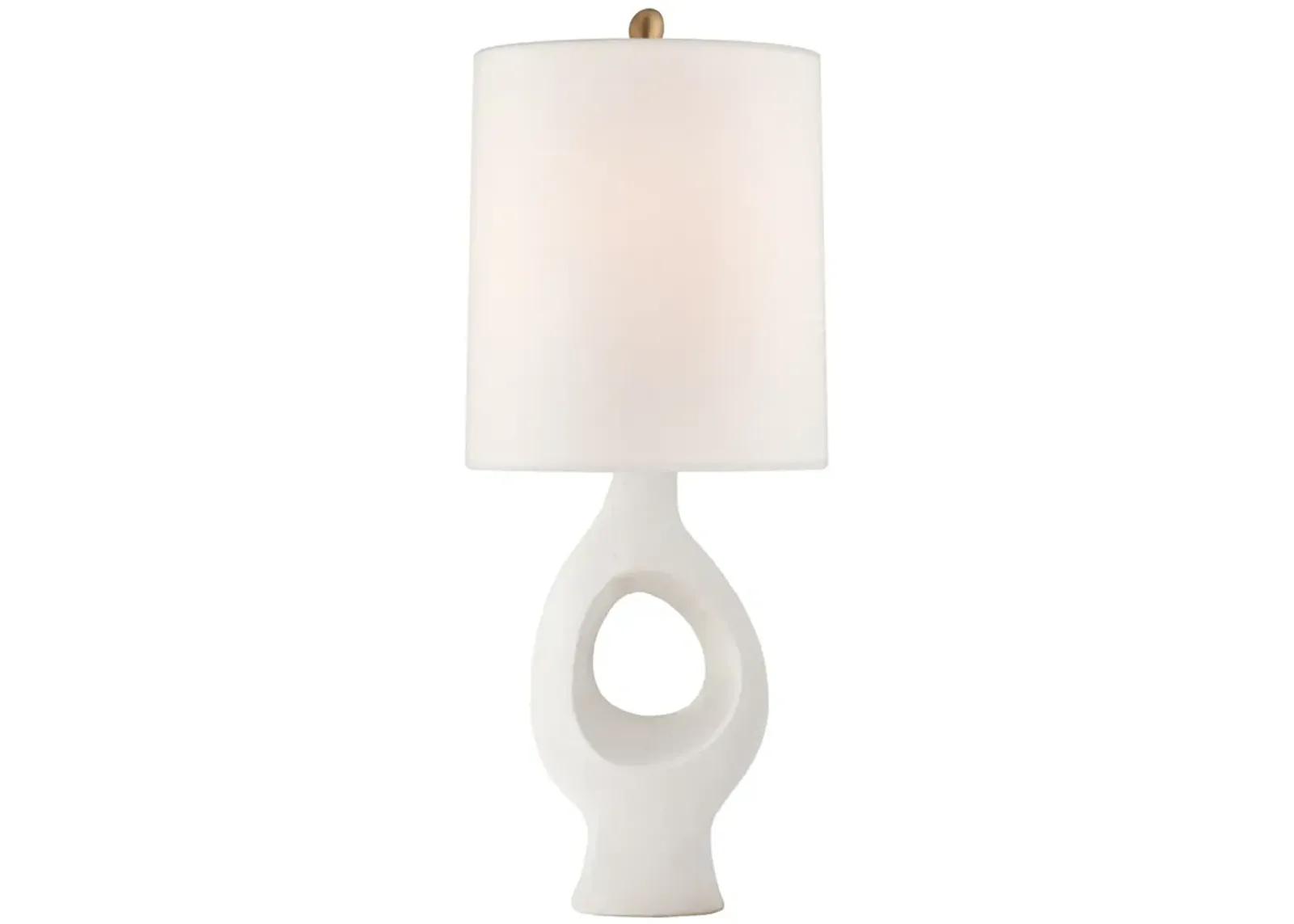 Capra Medium Table Lamp in White