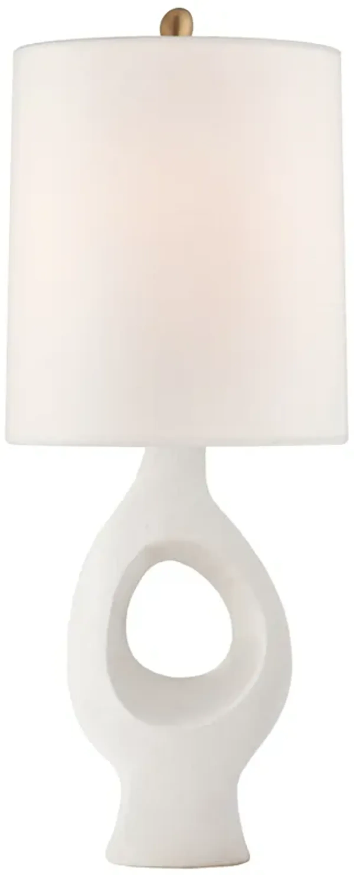 Capra Medium Table Lamp in White