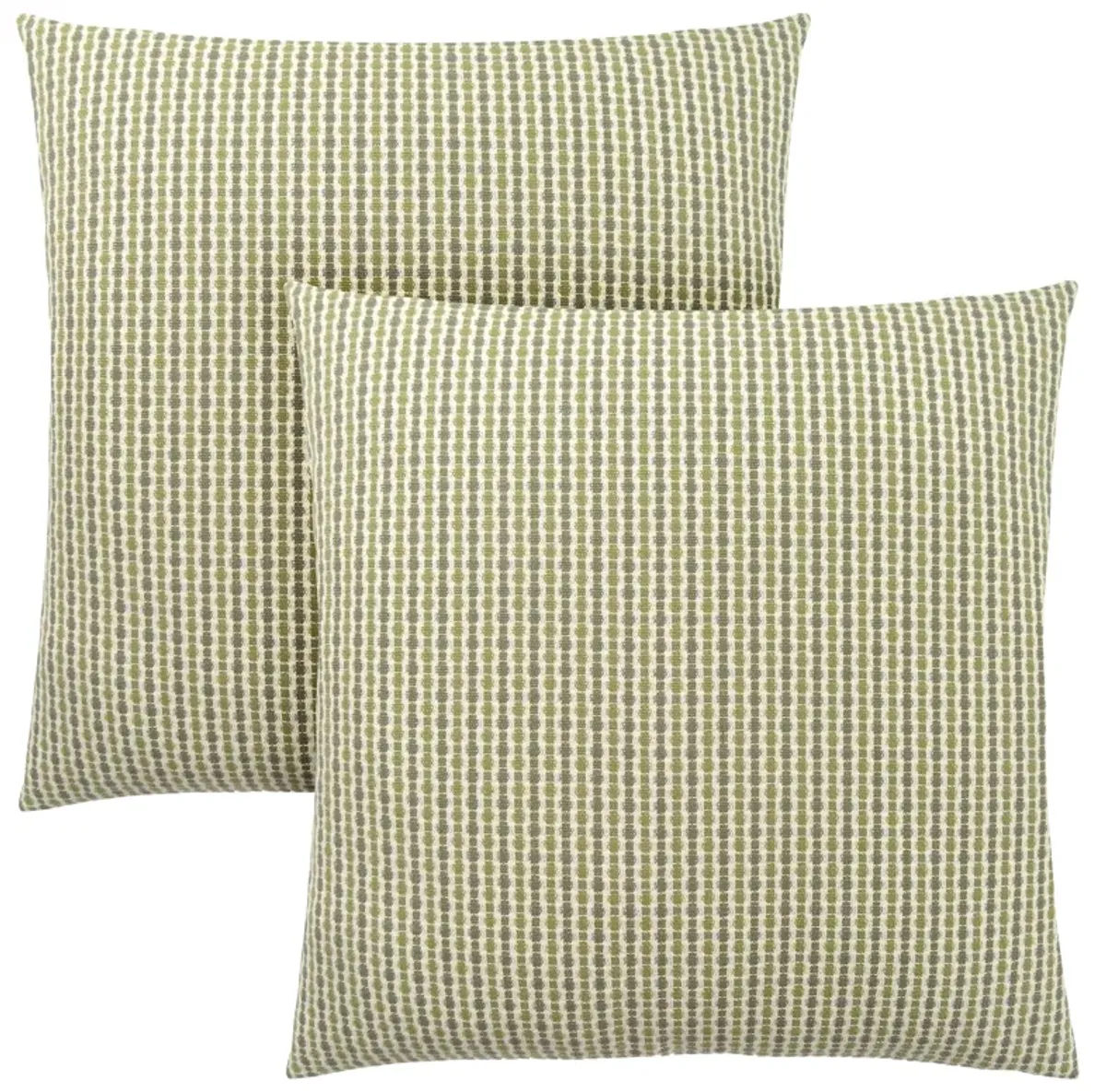 Monarch Specialties I 9233 Pillows, Set Of 2, 18 X 18 Square, Insert Included, Decorative Throw, Accent, Sofa, Couch, Bedroom, Polyester, Hypoallergenic, Green, Modern