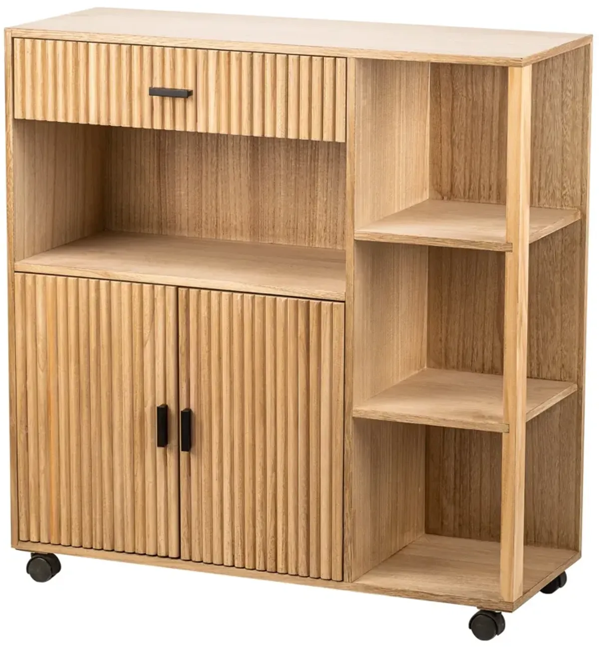 Solid Wood Serving Cart