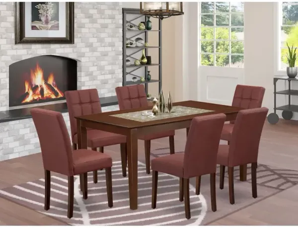 7 Piece Kitchen Dining Table Set