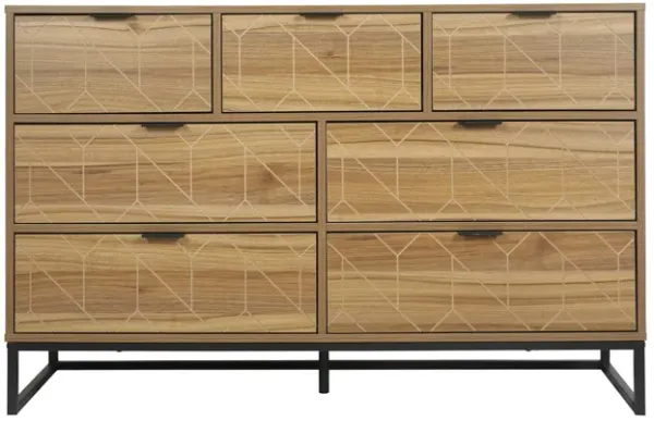 MONDAWE Modern 7 Drawers Dresser Storage Cabinet Closet Organizer Bedside Living Room