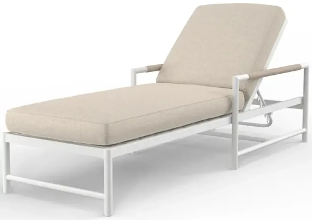 Sabbia Chaise in Echo Ash, No Welt